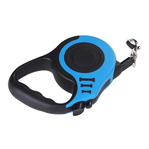 DRESSOOS 1Stk teleskopierbares Zugseil Hundespaziergang automatische Leine hundegeschirr Gurt Hundeleine Welpe hundegurt hundelaufband Trainingsleine für Haustiere Hundetraining führen Blue von DRESSOOS