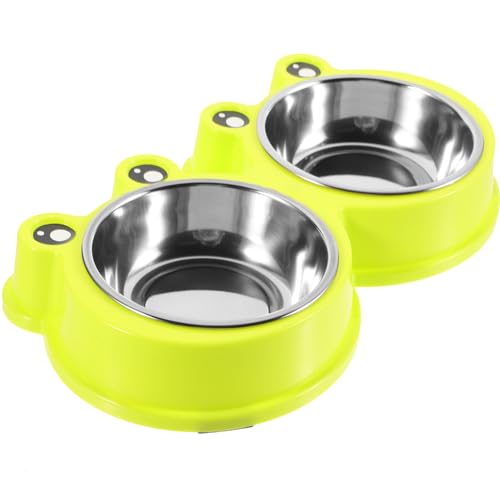 DRESSOOS 1pc Haustier Katze Fütterung Lebensmittel Schüssel Hund Feeder Langsam Feed Doppel Schüssel Haustier Fütterung Versorgung von DRESSOOS