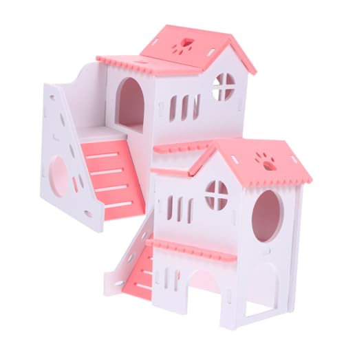 DRESSOOS 2 Stücke Hamster Villa Hideouts PVC Leiter Ratte Eichhörnchen Spielhaus DRESSOOS 2 Stücke Hamster Villa Hideouts PVC Leiter Ratte Eichhörnchen Spielhaus von DRESSOOS