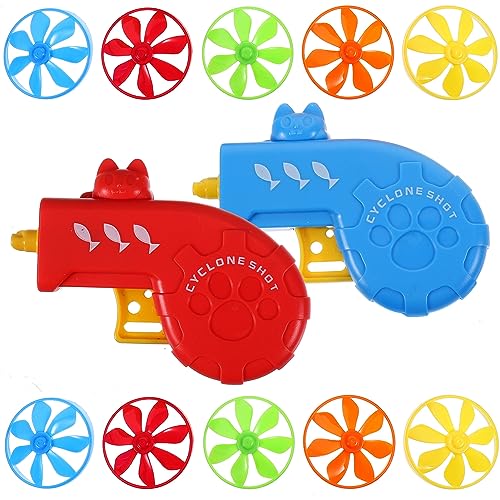 DRESSOOS 2st Lustiges Katzenspielzeug-set Interaktives Hundespielzeug Pet Training Flugscheibe Hundegeschenke Spielzeug Mit Fliegenden Scheiben Katzenjagdspielzeug Kind Abs Bunt Und Katze von DRESSOOS