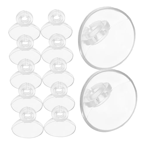 DRESSOOS 20St Saugnapf für Suction Cup saugnäpfe stabmixwe spart gluckaro Sauger Schlauchschellen für Aquarien Klemme für Airline-Schläuche Aquarium-Röhrensauger Abs von DRESSOOS