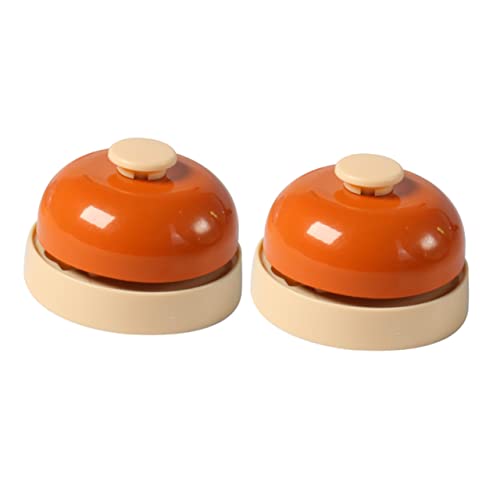 DRESSOOS 2st Haustier Glocke Türklingel Für Haustiere Trainingsglocke Für Welpen Interaktives Für Haustiere Trainingsgeräte Für Hunde Glocke Für Hundefutter Orange Plastik von DRESSOOS