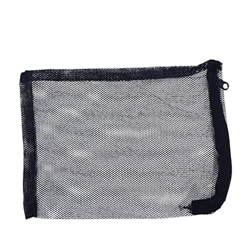 DRESSOOS 3 Stück Nylon Mesh Filtermedienbeutel Mit Reißverschluss Für Aquarium Und Gartenteich Schwarz Ideal Als Filtersack Für Teichfilter Und Aquarienfilter von DRESSOOS