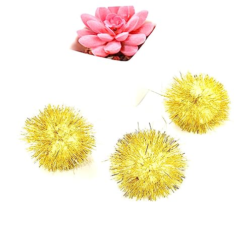 DRESSOOS 30 PCS gemischte Farbe Lametta Bälle Katzenminze Katze Spielzeug interaktive Spielbälle für Katzen von DRESSOOS