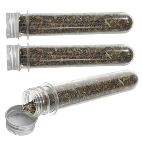 DRESSOOS 3St Katzenminze Kätzchen klumpende Katzenstreu Katzengras katzenpflege Katzen Pflege Katzenzahnputzmittel Katzen minzekissen Catnip Katzenminzball Katzenbedarf das Haustier Green von DRESSOOS