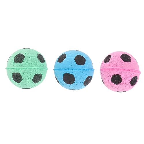 DRESSOOS 3st Katzenspielzeug Ballspielzeug Für Katzen Katze Behandeln Ball Plüschia Beanie-plüschtiere Beißen Fußballspielzeug Hundespielzeug Ausgestopftes Esel-plüschtier Haustier Pet-Ball von DRESSOOS