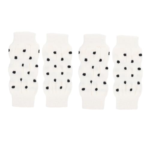 DRESSOOS 4 Stück Hundebeinsocken rutschfeste Anti Rutsch Socken Für Haustiere Geschmeidige Und Warme Socken Für Hunde Schutz Für Pfoten Und Gelenke Ideal Für Den Innenbereich von DRESSOOS