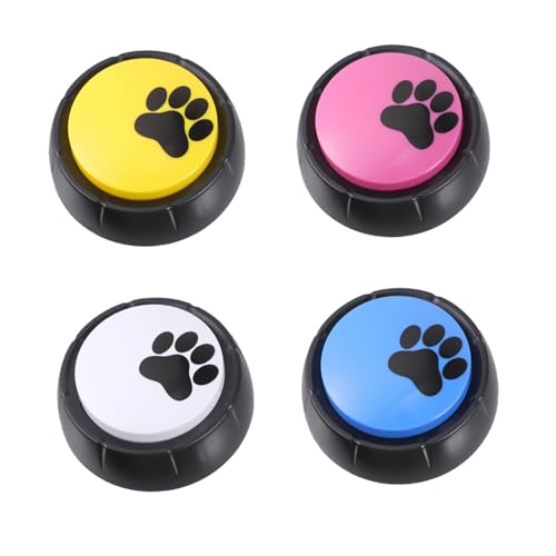 DRESSOOS 4 Stück Pet-Training-Schaltfläche Hund spricht Taste Buzzer-Tasten für das Hundetraining Haustier-Trainingsknopf Hunde-Trainingsknopf Exquisite Spielsachen für Haustiere Abs DRESSOOS 4 Stück Pet-Training-Schaltfläche Hund spricht Taste Buzzer-Tasten für das Hundetraining Haustier-Trainingsknopf Hunde-Trainingsknopf Exquisite Spielsachen für Haustiere Abs von DRESSOOS