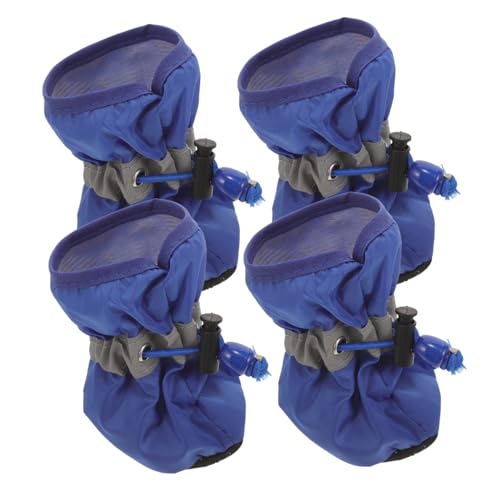 DRESSOOS 4 Stück Schuhe für Hunde Stiefel für Hunde Hundetrockner Hundepfotenbalsam Autositz für Hunde großer Hund pet Supplies haustierbedarf Hundeauslauf Hundestiefel Haustier-Hundeschuhe von DRESSOOS