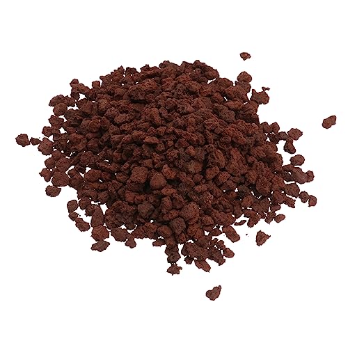 DRESSOOS 500 g Dunkelrote Vulkangesteine Für Aquarium Dekoration Hochwertiges Filtermaterial Ideal Für Aquarien Und Terrarien Vielseitig Einsetzbar Als Dekosteine Für Kreative Gestaltung von DRESSOOS