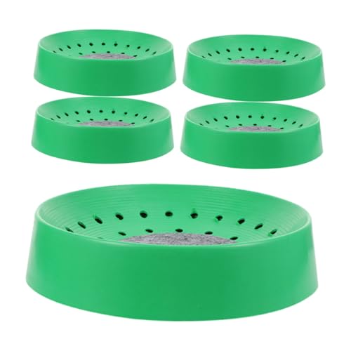 DRESSOOS 5St Taubenstall Vogelnestfolie Brutnest von Wachteln Vogelbrutnest Kanariennestpfanne Taubenbrut Pigeon Brutkasten Vogeleierzucht am besten Vogelschutz Plastik Light Green von DRESSOOS