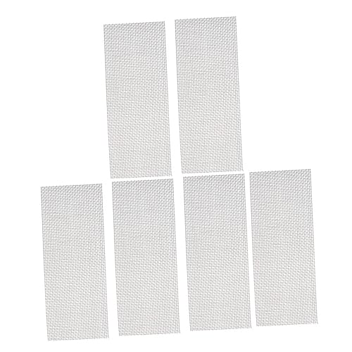 DRESSOOS 6St Aquatisches Netz verschleißfestes Drahtgeflecht Biegbares Aquariengitter edelstahlgewebe wasserreiniger verschleißfestes Moosnetz Mesh-Pad für Aquarien Rostfreier Stahl Silver von DRESSOOS