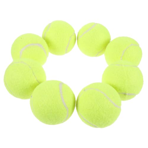 DRESSOOS 8 Stück Trainings Tennis Beißball Für Hunde Kleine Tennisbälle Hundespielzeugbälle Welpen Beißball Tennisbälle Für Erwachsene Haustiere Apportierspielzeug Interaktives von DRESSOOS