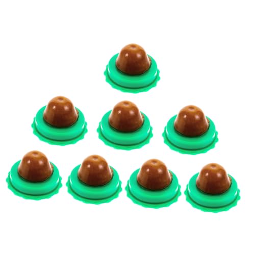 DRESSOOS 8st Katze Süßigkeiten Lecken Lecken Spaß Käse-Snack Katzenleckerlis Zum Ablecken Snack Für Haustiere Süßigkeitenlecker Katzenbonbons Versuchung Katzenleckereien Green Katzenminze von DRESSOOS