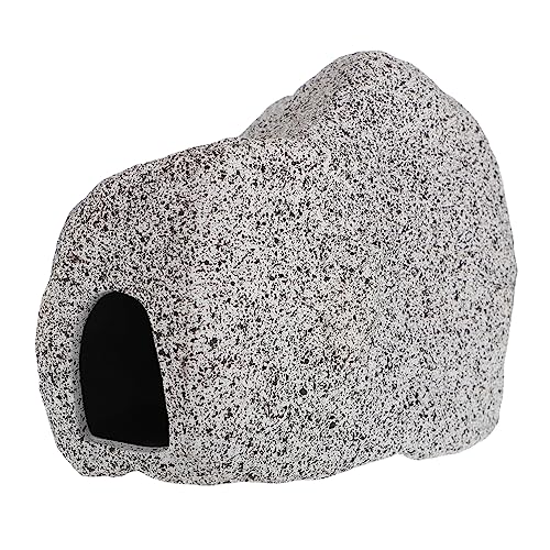 DRESSOOS Aquarium Tontopf Höhle Für Aquarium Süßwasser- Luftpumpe Für Aquarien Aquarienfische Aquarium-versteck Garnelenaufzuchtstation Gefälschtes Fischaquarium Light Grey Ton von DRESSOOS