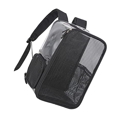 DRESSOOS Atmungsaktiver Katzen Schulterrucksack Transparenter Rucksack Für Haustiere Ideal Zum Tragen Von Katzen Und Kleinen Hunden Praktisch Für Ausflüge Und Reisen Mit Verstellbarem von DRESSOOS