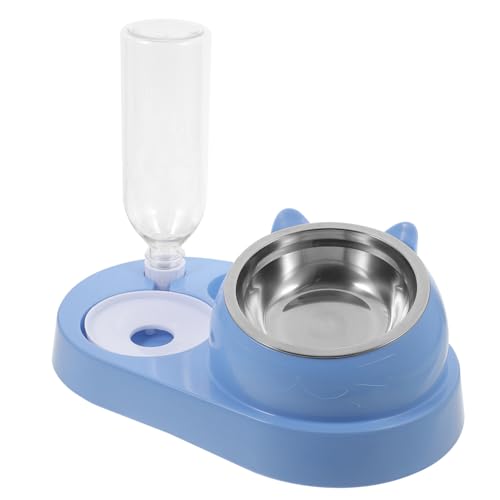 DRESSOOS Essgeschirr für Haustiere pet Feeder pet Feeding Station automatischer Futterautomat für Haustiere automatischer Wasserspender Hundenapf Hundekäfig Abnehmbarer Wasserspender 4 in 1 von DRESSOOS