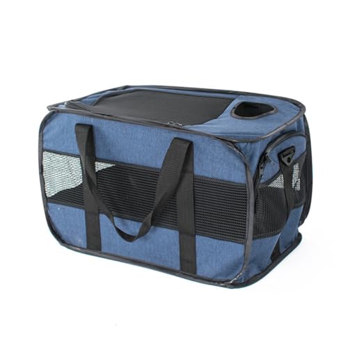 DRESSOOS Faltbare Auto Haustiertasche Für Hunde Und Katzen Tragbare Große Pet Carrier Tasche Für Outdoor Reisen Robust Und Atmungsaktiv Ideal Für Autofahrten Und Ausflüge von DRESSOOS