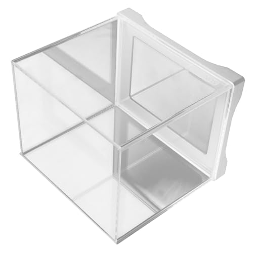 DRESSOOS Fischbecken Glasfischschale Desktop-Fischbecken Tischaquarium glasbehälter Desktop-Aquarienbecken Stapelbarer Würfeltank Mini-Aquarium dekoratives Goldfischglas Transparent von DRESSOOS