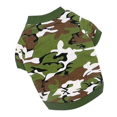 DRESSOOS Freizeitmantel für Hunde Welpenkleidung atmungsaktiver Welpe Sommerkleidung für Haustiere Hund-Weste-Shirt hundemantel Dog Raincoat Haustier-Hundekleidung Haustier-Outfits Green von DRESSOOS