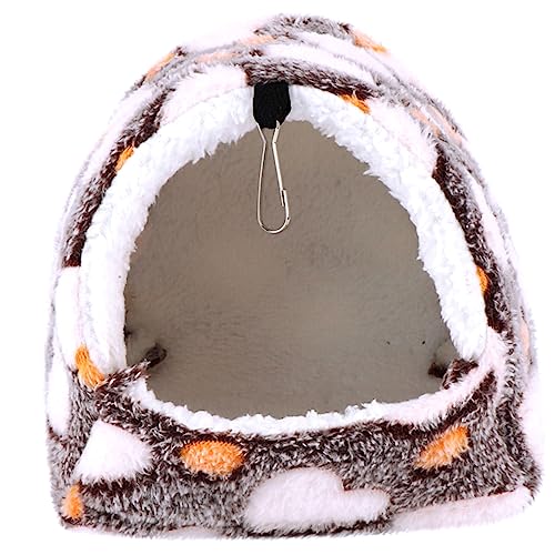 DRESSOOS Hängematte für Hamster Hamsterbiss Hamster hängematte Wandmontiertes Haustierbett Kaninchenzubehör Aufhängen von Warmer Einstreu für Hamster Meerschweinchen-Hängematte Eichhörnchen von DRESSOOS