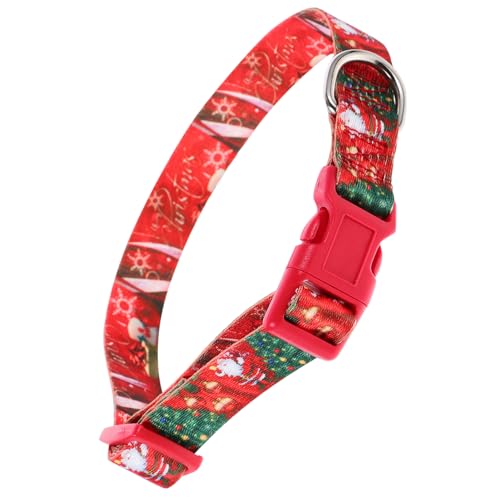 DRESSOOS Halsband Für Hunde Kätzchen-weihnachtshalsband Haustierhalsband Für Den Außenbereich Weihnachts-hundeschleife Hundehalsbänder Für Partys Welpenhalsbänder Zubehör Tragbar Polyester von DRESSOOS