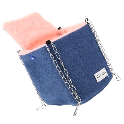 DRESSOOS Hamster Baumwollnest, Hamster Hängematte, Vogelnest, Hängematte Zum Aufhängen, Hamster Lebensraum, Entzückende Chinchilla Hängematte, Warmes Meerschweinchenbett, Rattenhängematte DRESSOOS Hamster Baumwollnest, Hamster Hängematte, Vogelnest, Hängematte Zum Aufhängen, Hamster Lebensraum, Entzückende Chinchilla Hängematte, Warmes Meerschweinchenbett, Rattenhängematte von DRESSOOS