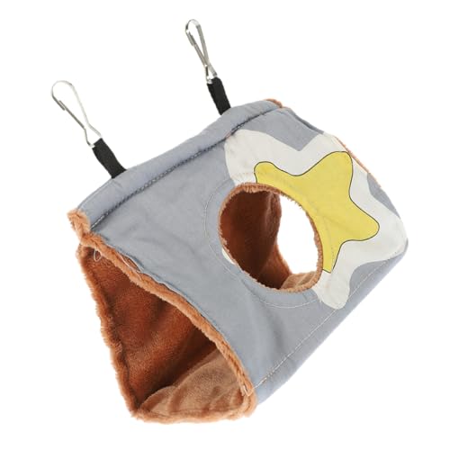 DRESSOOS Hamster Bunny sicher Papagei Winternest Kuschelvogel-Hängematte Vogel-Hängemattennest Vogel Winterkäfig Kleiner Papagei Hausnest Vogel Hängematte Vogelbett Baumwolle von DRESSOOS