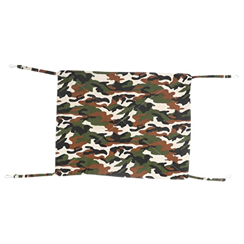 DRESSOOS Hamster Hängematte Hamster Hängebett Papagei warmes Hängemattenspielzeug Haustierzubehör hamsterbett Hamster schaukel Haustierkäfig-Hängematte Haustierbett Sherpa Camouflage von DRESSOOS