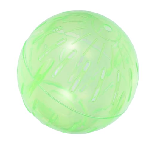 DRESSOOS Hamster-Laufballspielzeug Hamster Auto Spielzeugseil Hamsterfutter Hamsterhaus Hamster Spielzeug hamsterspielzeug Hamster läuft Bälle Laufbälle für kleine Haustiere Plastik Green von DRESSOOS