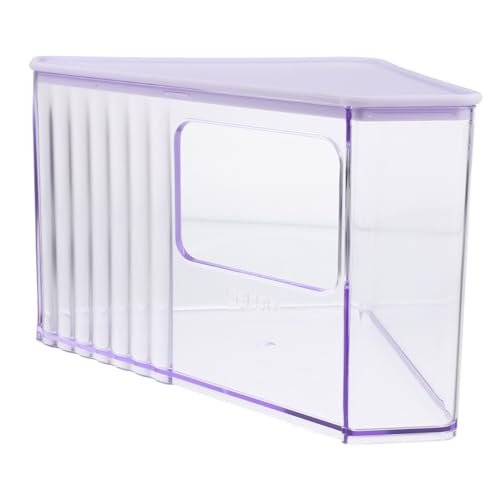 DRESSOOS Hamster-sandbad-behälter, Hamster-badewanne, Hamster-sandbad Und Toilette, Hamsterbett, Sandbad-Box Für Hamsterkäfig-zubehör, Transparent von DRESSOOS