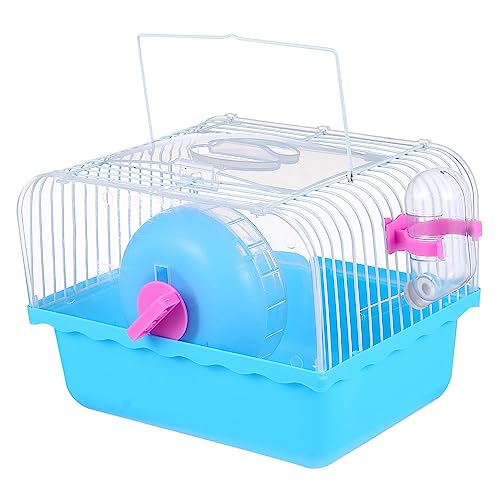 DRESSOOS Kleintier Transportbox Für Hamster Und Chinchillas Tragbarer Transparenter Käfig Haustier Tragebox Für Kleine Tiere Ideal Für Reisen Und Ausflüge von DRESSOOS