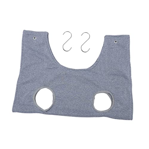 DRESSOOS Haustier Hängematte Haustierpflege Cat Beauty Hängematten Hundepflegegeschirr Katzentrimmassistent Hängematte Nagelclip-Tasche aus Stoff für Haustiere Katzen-Schönheitstasche Grey von DRESSOOS