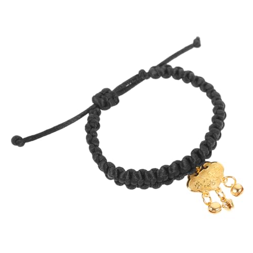 DRESSOOS Haustier Halskette Hundehalskette Katzenbedarf Gefertigtes Katzenhalsband Welpenzubehör Haustierzubehör Zarte Haustierkette Kätzchenhalsband Halskette Mit Hundeketten Black Messing von DRESSOOS