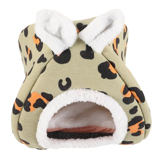 DRESSOOS Haustierbett Hund Ratte Betten Bettwäsche aus Meerschweinchen-Fleece Käfig Nest kuschelhöhle pet Bed dogbed petbett cat House dekorative Hamsterhütte Kleines Chinchillahaus Flanell von DRESSOOS