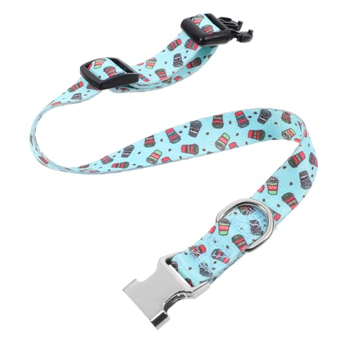 DRESSOOS Haustierhalsband Tragbares Hundehalsband Welpenhalsband Mit Schnalle Outdoor Hundehalsband Collare para Perros Hundehalsband Für Kleine Hunde Katzenhalsband Hundehalsbänder von DRESSOOS