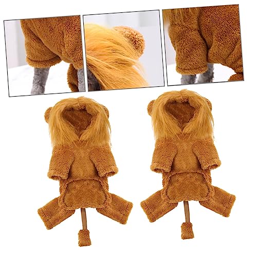 DRESSOOS Haustierhund Löwen Haustier Kostüm Katzen Kostüm Hunde Bandana Hunde Cloak Cosplay Halloween Hundekabelbaum Halloween Kostüme Für Hunde Hunde Kleidung Halloween Hundedrachen von DRESSOOS