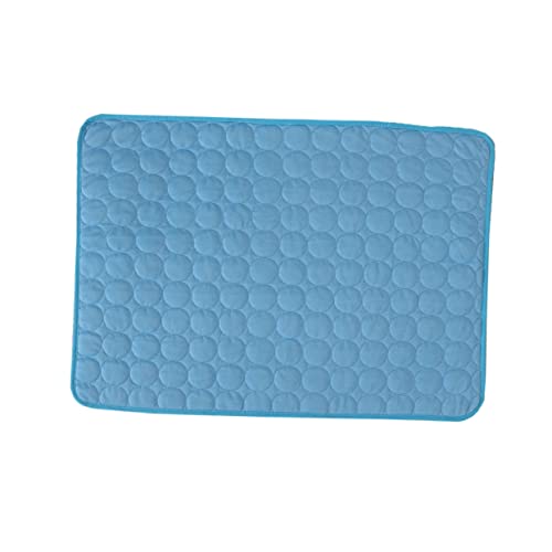 DRESSOOS Haustiermatte pet Supplies haustierbedarf hundematratzen Haustierzubehör Haustierkühlmatte Hundebett XL Produkte hundebetten Sommerkühlmatte für Haustiere Haustierunterlage Blue von DRESSOOS