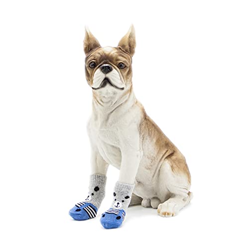 DRESSOOS Haustierkostüme Hündchen Socken Haustierzubehör Socken für Hunde Strumpffüller für Welpen Haustiersocken sockenschuhe Welpensocken Nicht-Haustier-Socken Hundesocken Haustier socken von DRESSOOS