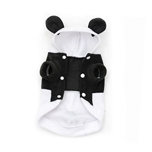 DRESSOOS Hund Panda Kostüm Für Haustiere Weicher Hoodie Mantel Für Welpen Größe M Ideal Für Herbst Und Winter Warm Und Bequem Perfekte Hundekleidung Für Kleine Bis Mittlere Hunde von DRESSOOS