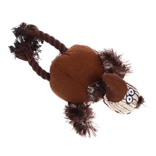 DRESSOOS Hund Plüschtier Interactive Dog Toys Dog chew Toy Hundespielzeug Aggressive Kauer Hundezahnbürste Kauspielzeug Bisse dekoratives Beiß Welpenspielzeug kleine Hunde Stoff von DRESSOOS