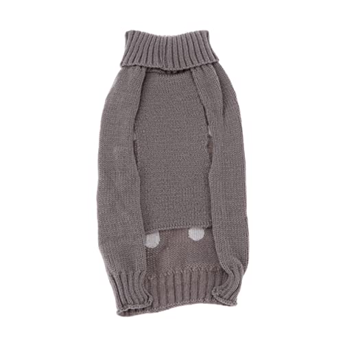 DRESSOOS Hundeponcho Hundejacken Warme Haustierkleidung Hunderegenmantel Für Große Hunde Welpenmantel Hunde-Outfits Hundemäntel Hundeshirt Welpe Großer Hund Züchten Für Hunde Dackel Grey von DRESSOOS