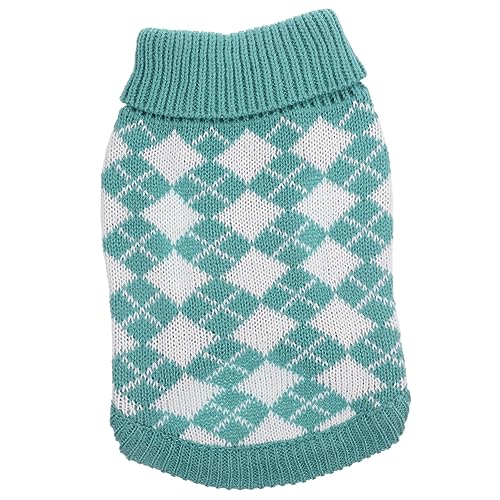 DRESSOOS Hundepullover Kätzchen-Kleidung Haustier Neujahrskostü Haustier-Outfits Haustierkleidung Schneeanzug Für Hunde Winter Hundemantel Hundeanzug Chihuahua-Kleidung Acryl Green von DRESSOOS