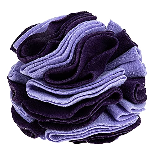 DRESSOOS Hundeschnüffelball Leckereien Für Welpen Hundespielzeug Für Aggressive Kauer Lustige Hundespielzeuge Kauspielzeug Für Hunde Hundespielzeug Behandeln Haustier Polarfleece Lavender von DRESSOOS