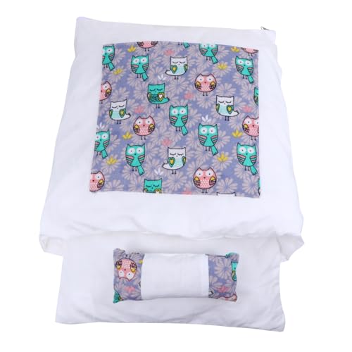 DRESSOOS Katze Schlafsack pet Bed petbett katzenmatte Katzen Matte katzenkissen Welpe Katzenkleidung Kühldecke für Hunde Wurf Katzenschlafsack Bettmatte für Haustiere Außen Baumwolle Violet von DRESSOOS