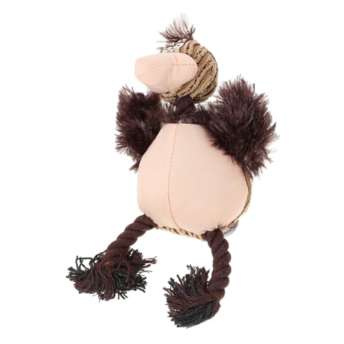 DRESSOOS Kauspielzeug zum Zahnen knete chew Toy hundekauspielzeuge Dog Accessories Dog Toy Haustiere Spielzeughund in Form eines Cartoon-Vogels ausgestopfter Vogel Stoff von DRESSOOS