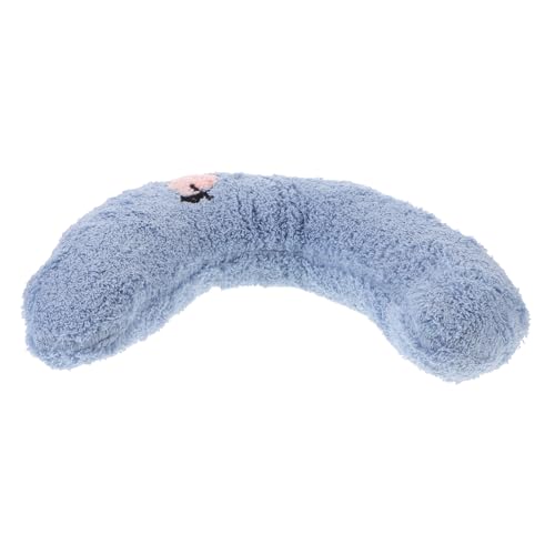 DRESSOOS Kissen für Katzen Cute Pillow Lovely Pillow Tierkissen für Katzen katzenzubehöhr katzenklo Spielzeug entzückendes Katzenkissen Schlafkissen für Haustiere Flanell Blue von DRESSOOS