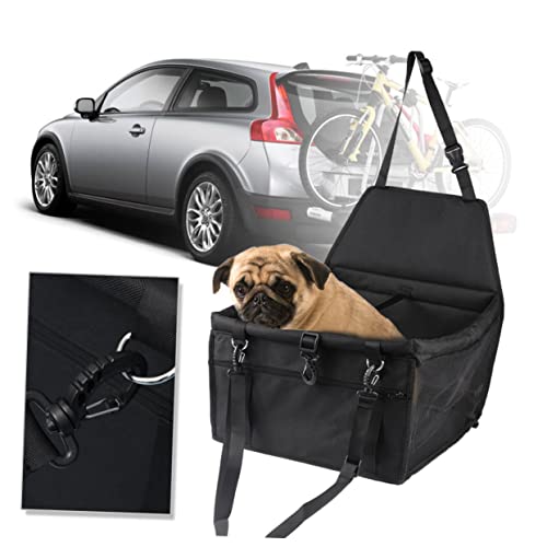 DRESSOOS Autositz für die Reise Hundetasche im Auto Kissen Autositz für Hunde Reisesitz Drehbank autositzauflage Mesh-Haustiertasche Haustiertasche für den Autositz Wagen Ausrüstung Reisen von DRESSOOS