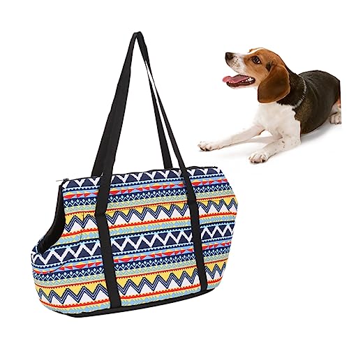 DRESSOOS Mode Hundetragetasche Schultertasche Für Haustiere Tragetasche Für Kleine Hunde Und Katzen Praktische Sling Carrier Bag Für Outdoor Aktivitäten Größe S Bequem Und Stylisch von DRESSOOS