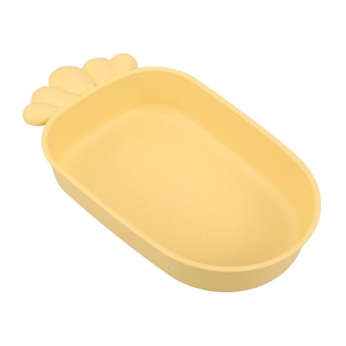 DRESSOOS Papagei Badewanne Vogelduschbadewanne Sittichbadewanne Vogel Badewanne Becken Wassernäpfe Für Papageienfutter Vogelkäfigbadewanne Sittich-badewanne Sittich Badewanne Plastik Yellow von DRESSOOS